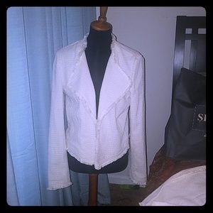 Cream Blazer and matching shorts